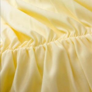 COPY - NWOT BCBGMaxAzria Yellow Strapless Ruched Minidress